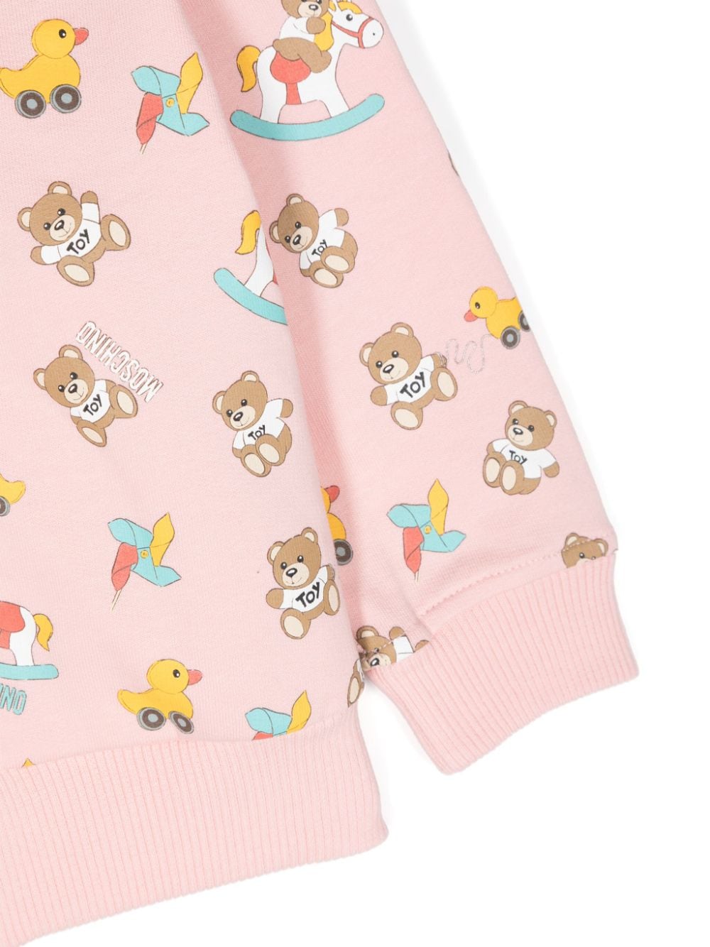 [빠른배송] 모스키노 키즈 Teddy Bear-print zip-up hoodie MUF05DLCB50