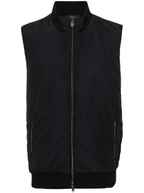 Gilet zippé à empiècements - Herno - Modalova