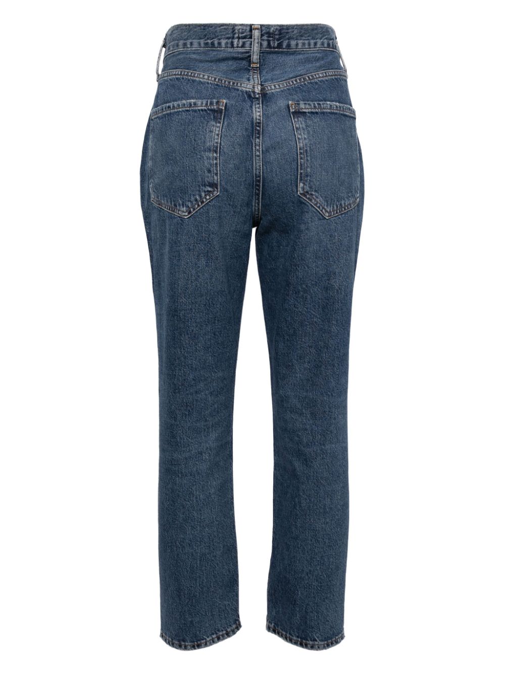 AGOLDE mid-rise tapered jeans - Blauw