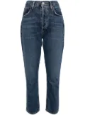 AGOLDE mid-rise tapered jeans - Blue