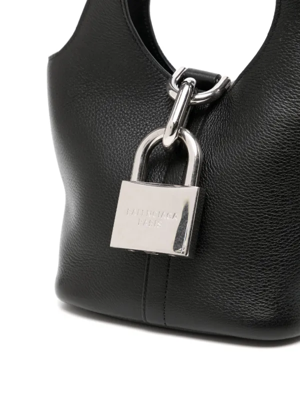 Balenciaga Locker North-South ハンドバッグ M | ブラック