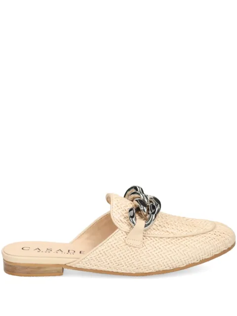 Casadei chain-detail slippers