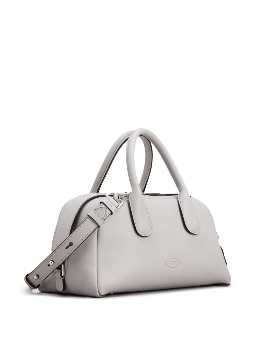 Shop Tod's Di Tote Bag In Grey