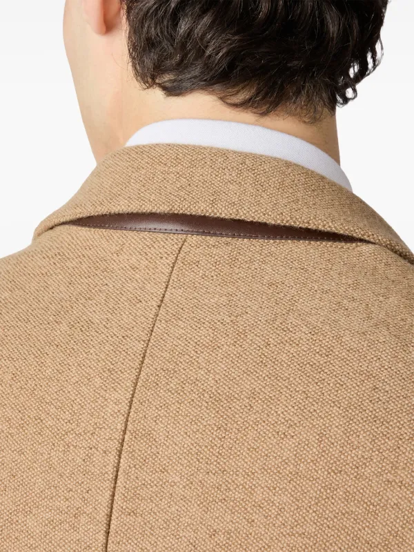 Tod's Wool Blazer Neutrals FARFETCH PH