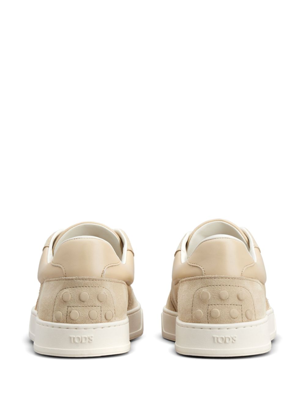 Tod's panelled leather sneakers Neutrals