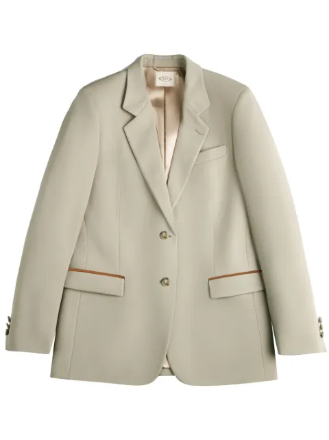 Tod's enkelknäppt blazer