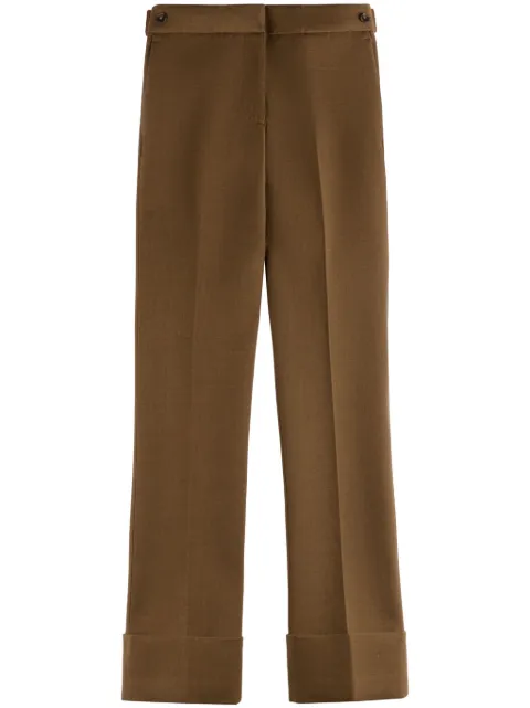 Tod's pantalones rectos con pinzas