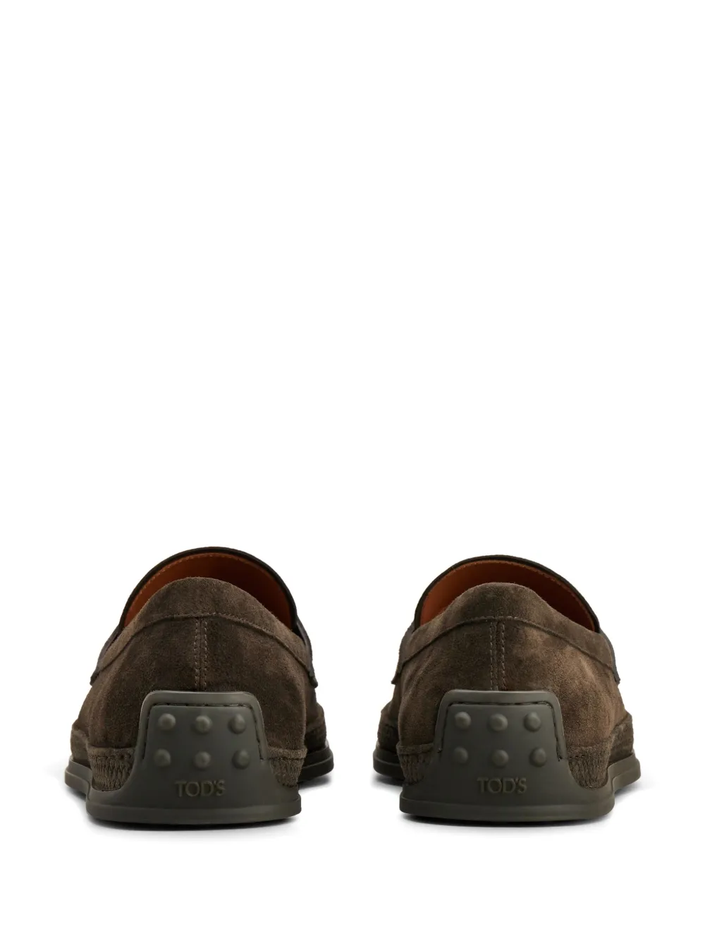 Tod's Gommino suede loafers Brown