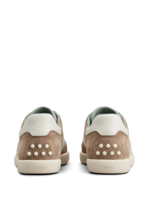 Tod's Tabs スエードスニーカー | ニュートラル | FARFETCH JP