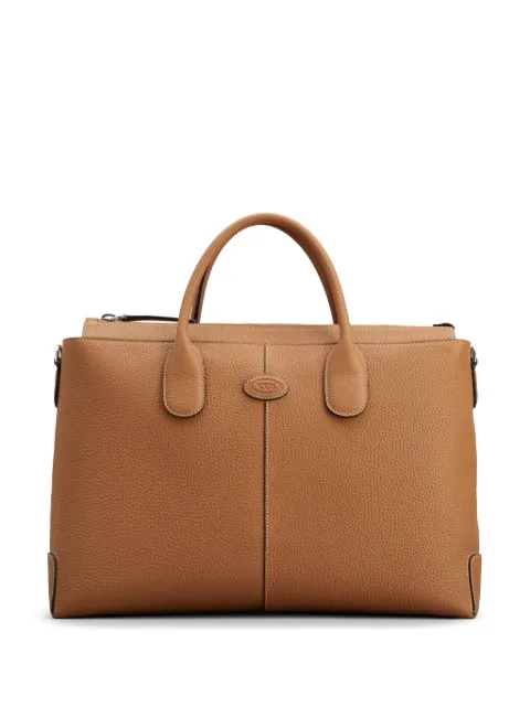 Tod's Di logo-patch leather briefcase