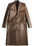 Tod's leather coat - Brown