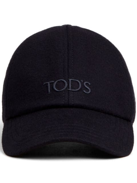 Tod's logo-embroidered wool baseball cap