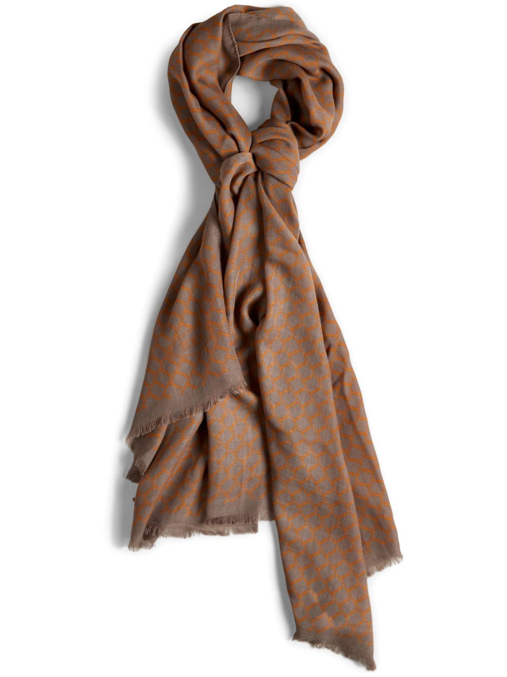 Tod's wool scarf - Brown