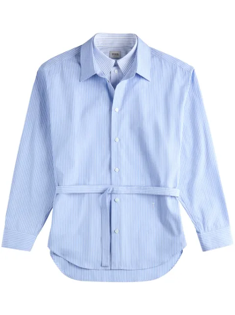 Tod's camisa con doble cuello