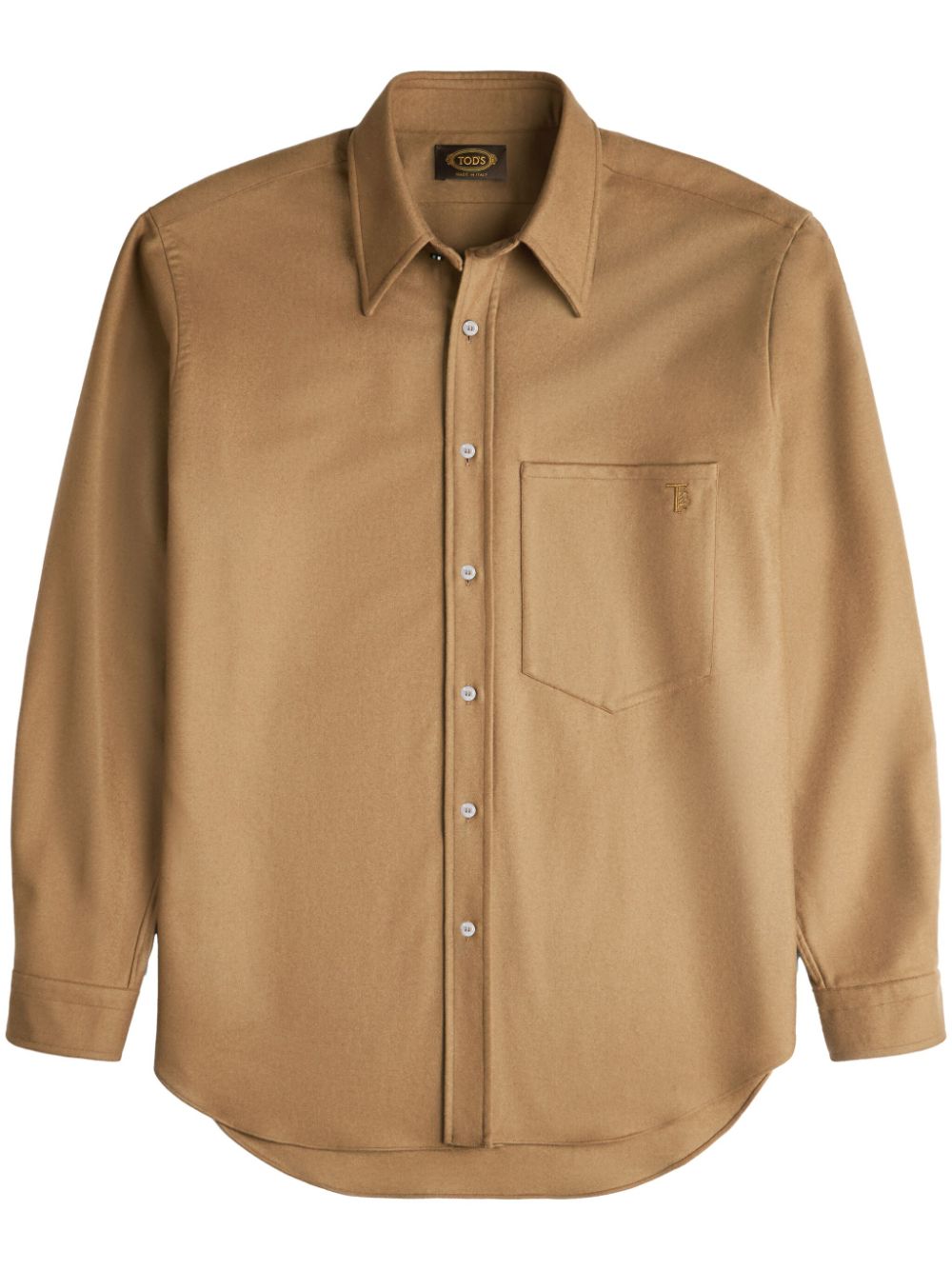 Tod's flannel shirt - Neutrals