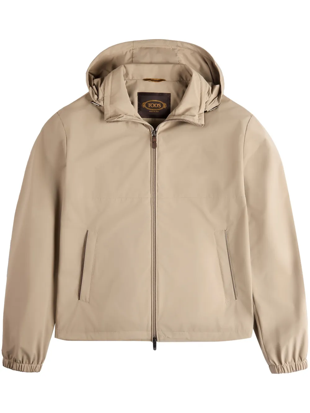 Tod's zip-up windbreaker jacket - Neutrals