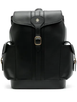BALLY レザーバックパック ブラック Bally バックル バックパック | ブラック | FARFETCH JP