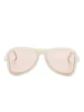 Séfr Aster pilot-frame sunglasses - Neutrals