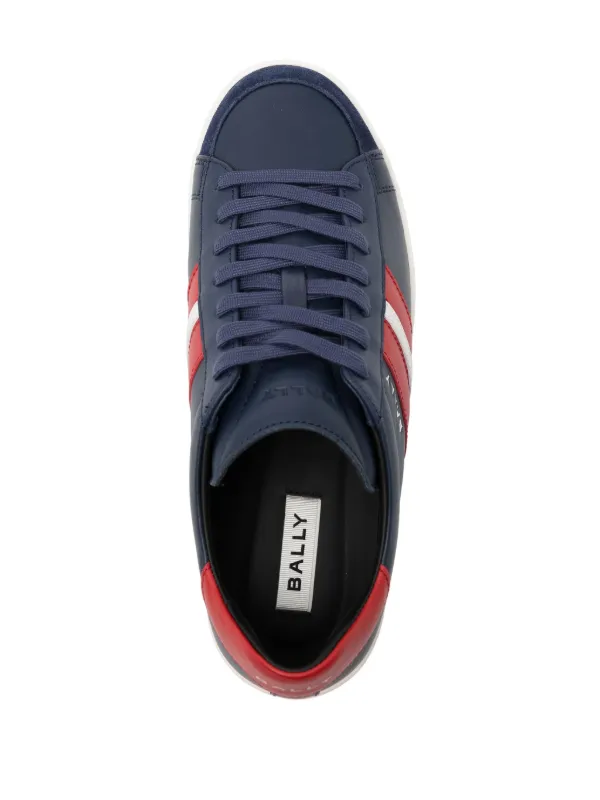 Bally Mylton Leather Sneakers | Blue | FARFETCH