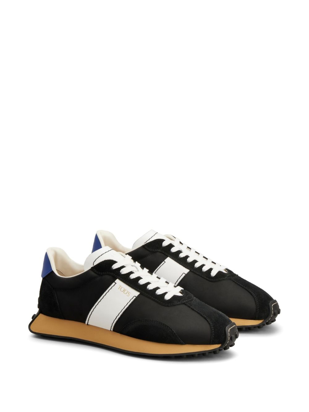 Tod's Gommino sneakers met vlakken - Zwart