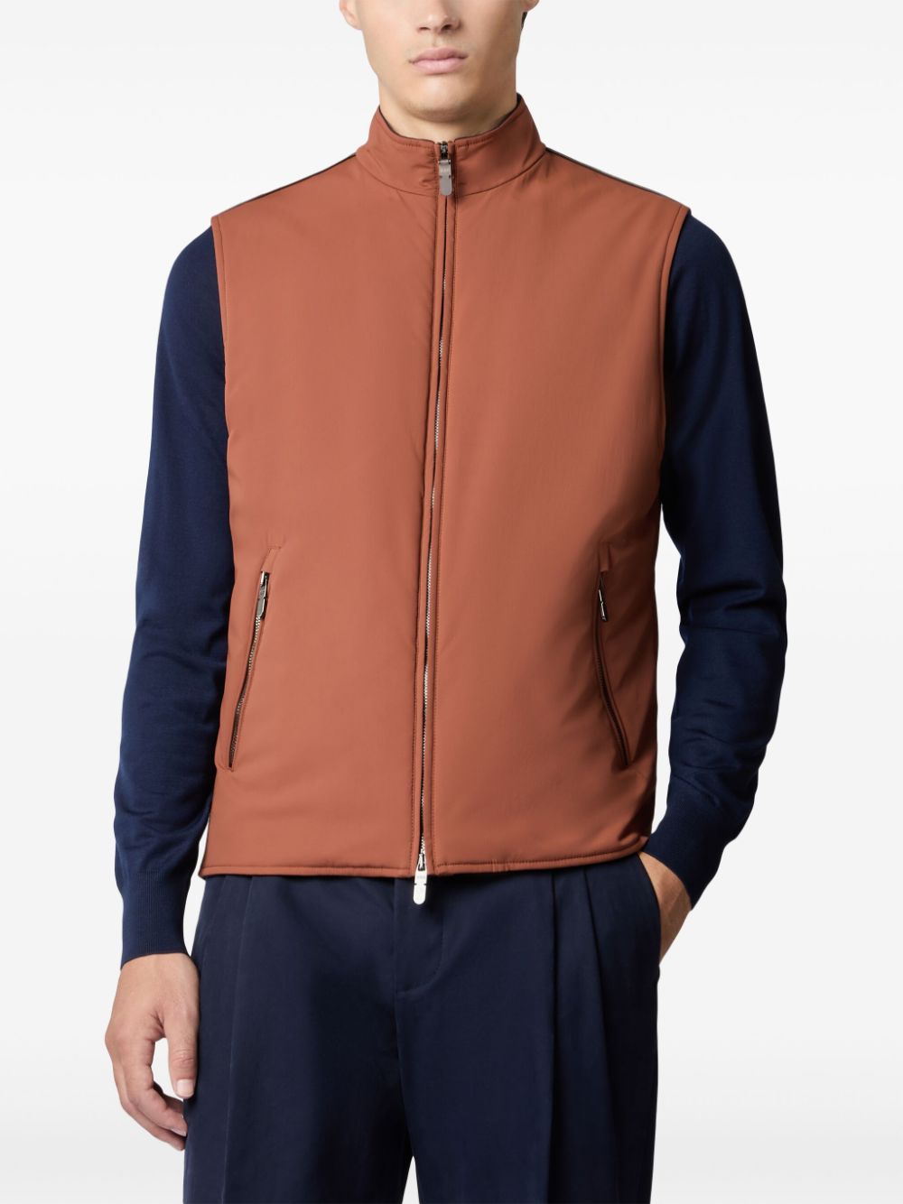 Tod's Lichtgewicht gilet - Oranje