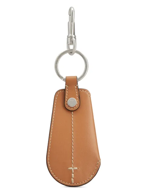 Tod's logo-engraved shoehorn key holder