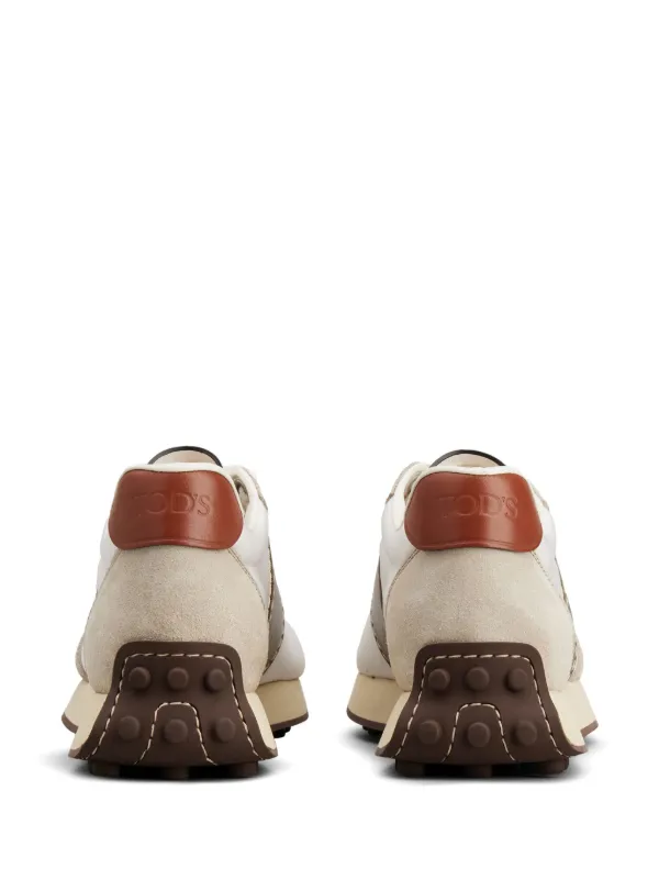 Tod's スエードトリム スニーカー | ホワイト | FARFETCH JP