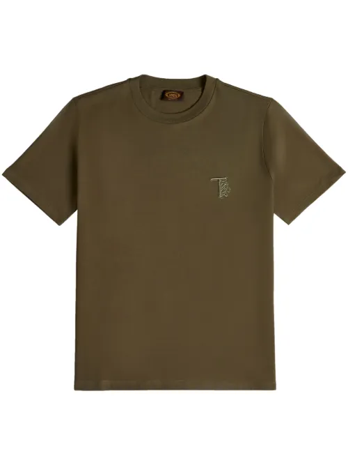 Tod's t-shirt Leo en coton - Vert - Tod's - Modalova