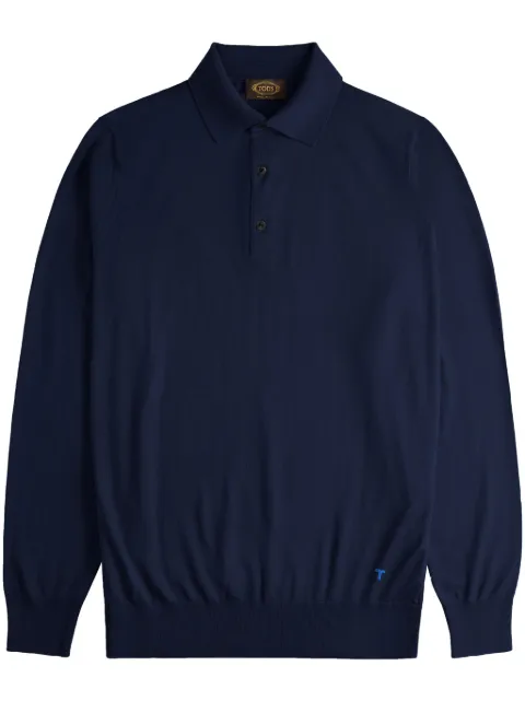 Tod's long-sleeved polo shirt 