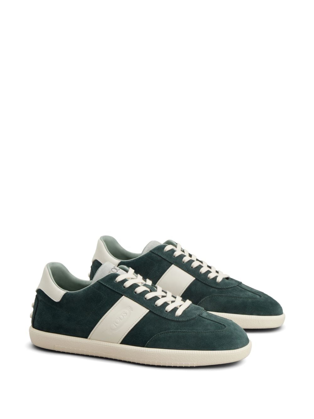 Tod's Tabs suède sneaker Groen