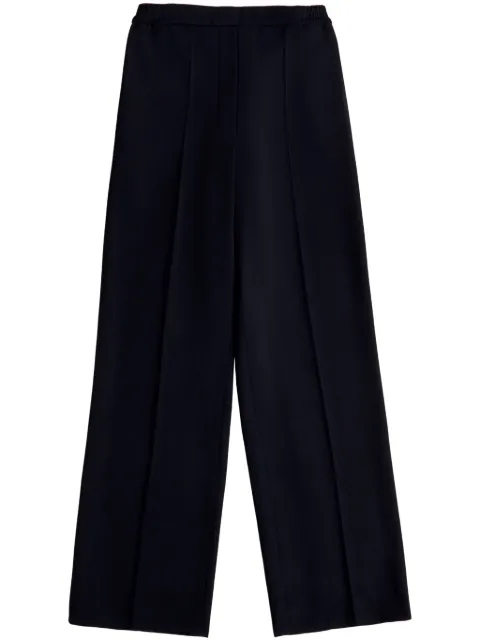 Tod's elasticated-waist straight-leg trousers