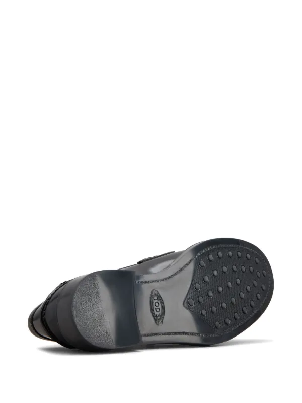 【関税＆送料込み】Tod'S Black Loafers With Logo Plaque In 23639089_54120187_600.jpg
