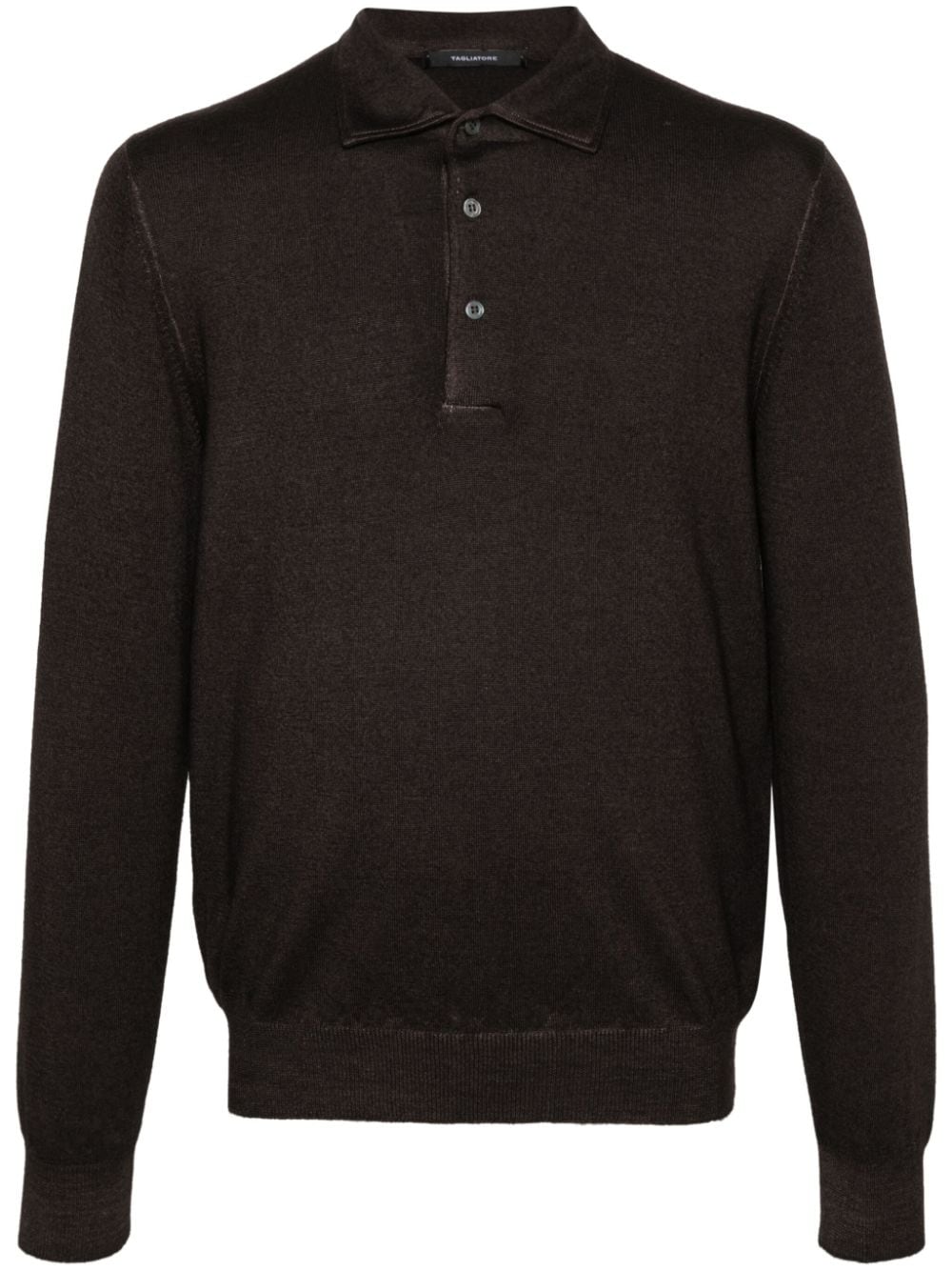 Image 1 of Tagliatore knitted polo shirt