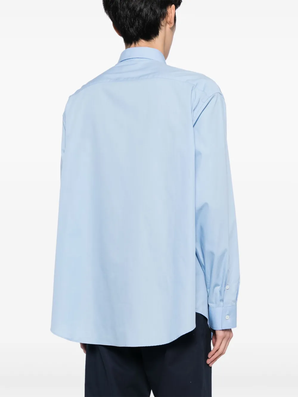 Bally Overhemd met gewelfde afwerking Blauw