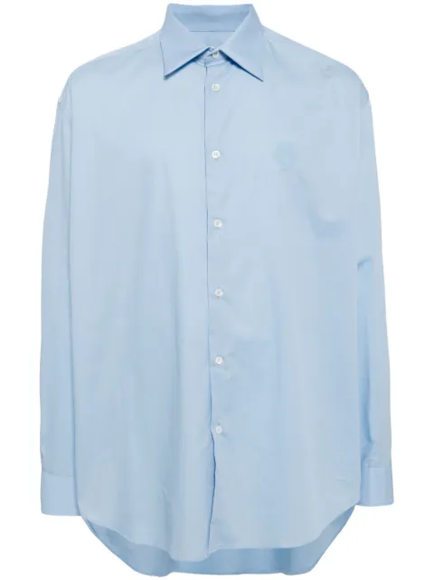 Bally camisa con dobladillo curvo