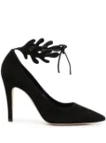 Manolo Blahnik Florettehi 100mm suede pumps - Black