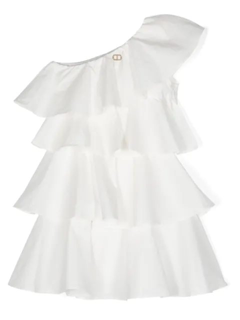 TWINSET Kids ruffled one-shoulder mini dress
