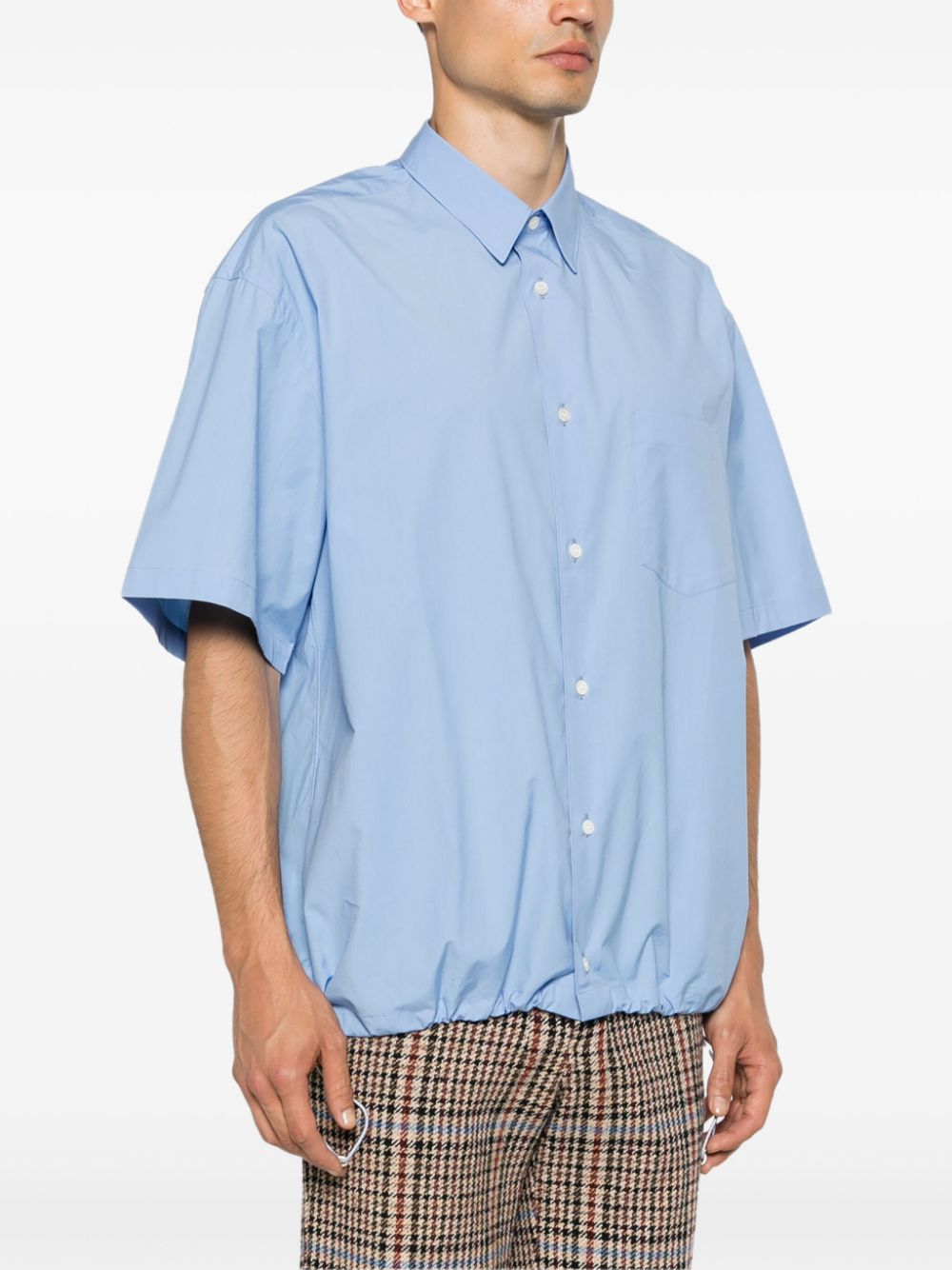 Comme des Garcons Homme drawstring-hem cotton shirt Men