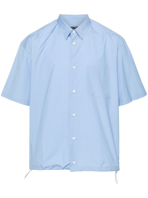 Comme des Garcons Homme drawstring-hem cotton shirt Men