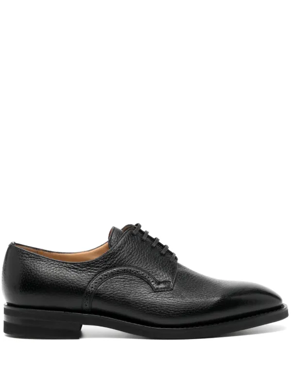 Bally Scrivani Leather Derby Shoes | Black | FARFETCH IN