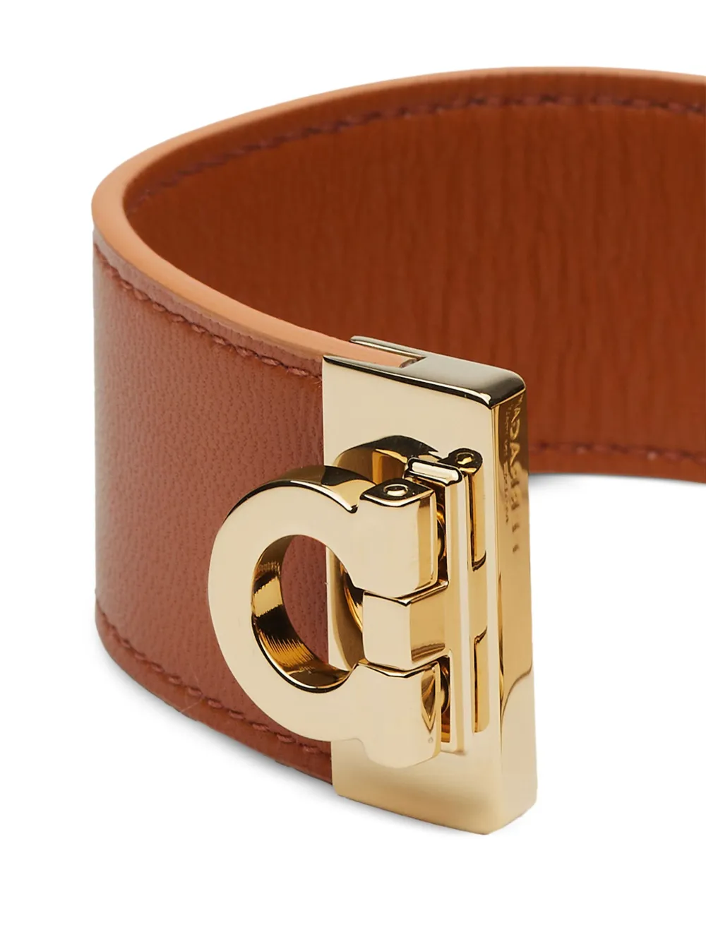 Ferragamo Gancini leather bracelet | Image 2
