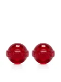 Fiorucci mini Lollipop clip-on earrings - Silver