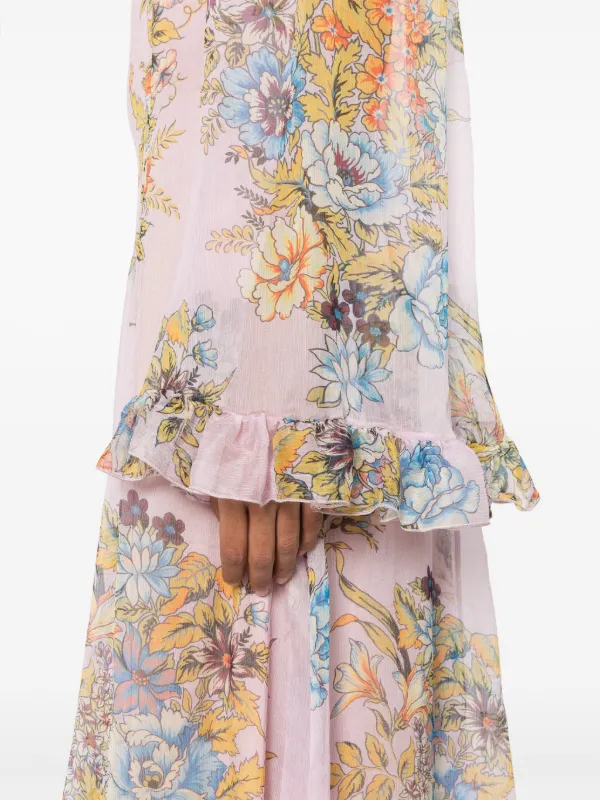 ETRO フローラル マキシドレス ライトピンク ETRO フローラル マキシドレス | ピンク | FARFETCH JP