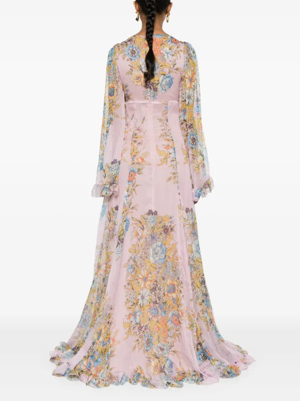 ETRO フローラル マキシドレス ライトピンク ETRO フローラル マキシドレス | ピンク | FARFETCH JP