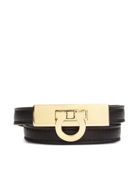 Ferragamo Gancini double twist bracelet