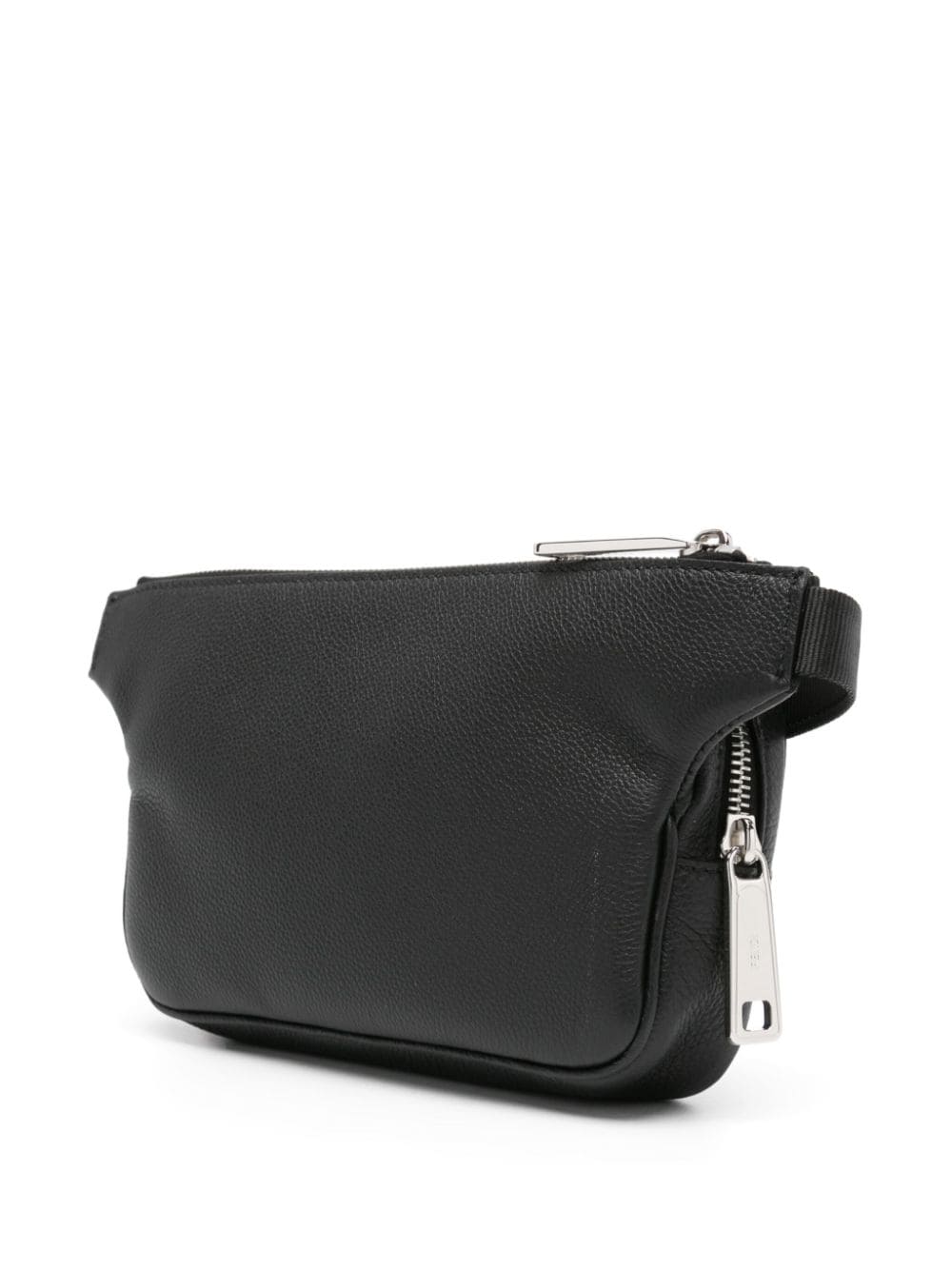 Shop Fendi Logo-embossed Belt Bag In Black
