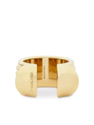 アクセサリー Salvatore Ferragamo gancini design ring Gancini ring - size 52 - Women | Ferragamo