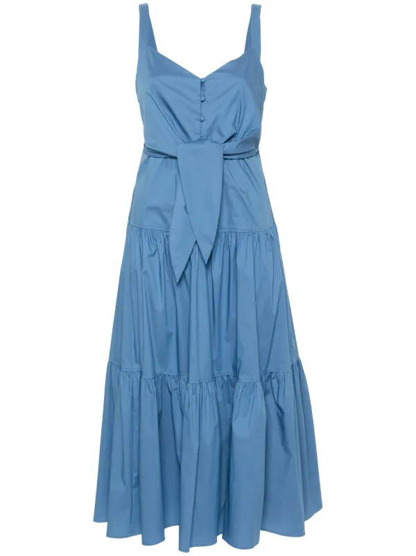 送料関税無料【LAUREN RALPH LAUREN】COTTON-BLEND TIERED DRESS Belk?layer=0&src=