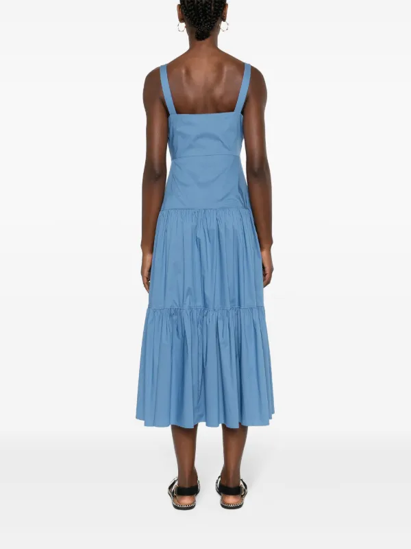 Lauren Ralph Lauren Sleeveless Tiered Maxi Dress | Blue