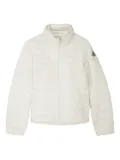 Moncler Enfant Dinka quilted logo-patch puffer jacket - White